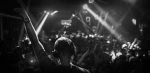 Dj playing to Crowd